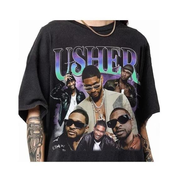 Olin
D Other - Usher My Way 90s RnB Album Retro Fan T-Shirt